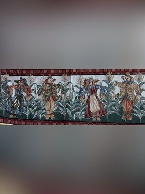 Vintage Scarecrow Tapestry Fabric